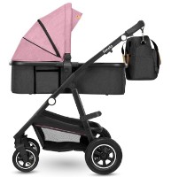 Carucior Lionelo Amber 2in1 Pink Rose imaginea #2 — magazin online Desire.md