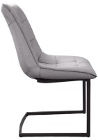 Стул Deco Confort Catifea Grey + Black Legs фото №3 — интернет-магазин Desire.md