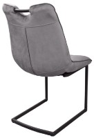 Стул Deco Confort Catifea Grey + Black Legs фото №4 — интернет-магазин Desire.md