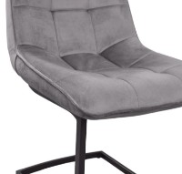 Стул Deco Confort Catifea Grey + Black Legs фото №5 — интернет-магазин Desire.md