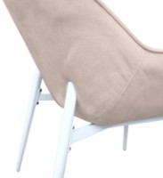 Стул Deco Lotus Catifea Capucino + White Legs фото №5 — интернет-магазин Desire.md