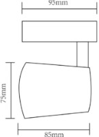 Spot Arte Lamp A2315PL-1BK imaginea #2 — magazin online Desire.md