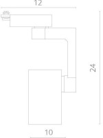 Spot Arte Lamp A2330PL-1BK imaginea #2 — magazin online Desire.md