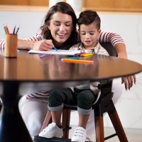 Scaun de masa Lionelo Mona Stone imaginea #7 — magazin online Desire.md