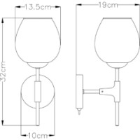 Бра Arte Lamp A4103AP-1GO фото №2 — интернет-магазин Desire.md