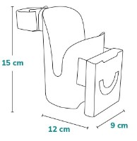 Suport de pahar  pentru cărucioare Lionelo Ove Black Carbon imaginea #4 — magazin online Desire.md