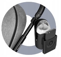 Suport de pahar  pentru cărucioare Lionelo Ove Black Carbon imaginea #3 — magazin online Desire.md
