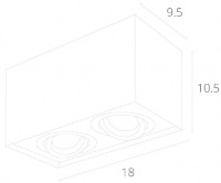 Spot Arte Lamp A5544PL-2WH imaginea #2 — magazin online Desire.md