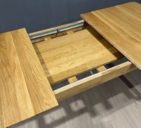 Masă pentru bucătărie MobiCasa Mary 140/185x80 Natural Wax imaginea #3 — magazin online Desire.md