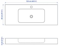 Lavoar IKEA Odensvik (80135613) imaginea #3 — magazin online Desire.md