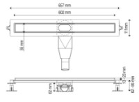 Rigolă de duș Wirquin Flat Linear (30950219) imaginea #2 — magazin online Desire.md