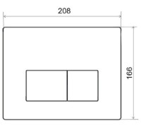 Кнопка смыва Wirquin Essentiel (55950005) фото №2 — интернет-магазин Desire.md