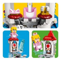Set de construcție Lego Super Mario: Cat Peach Suit and Frozen Tower (71407) imaginea #3 — magazin online Desire.md
