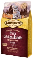 Hrană uscată pentru pisici Carnilove Adult Cats Fresh Chicken & Rabbit 6kg imaginea #1 — magazin online Desire.md