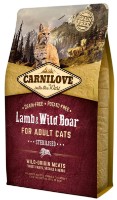 Сухой корм для кошек Carnilove Adult Cats Sterilised Lamb & Wild Boar 6kg