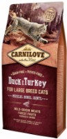 Сухой корм для кошек Carnilove Large Breed Cats Duck & Turkey 2kg