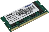 Оперативная память Patriot Signature Line 2Gb DDR2-800MHz SODIMM (PSD22G8002S)   фото №1 — интернет-магазин Desire.md
