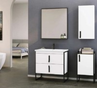 Шкаф-пенал Orka Modena 87x40 White Upper фото №2 — интернет-магазин Desire.md