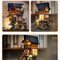 Конструктор CaDa Дом 4 времени года с LED подсветкой (66004) фото №6 — интернет-магазин Desire.md