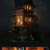 Конструктор CaDa Дом 4 времени года с LED подсветкой (66004) фото №7 — интернет-магазин Desire.md