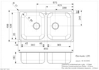 Chiuvetă de bucătărie Reginox Centurio 20 (L) Kgokg imaginea #2 — magazin online Desire.md