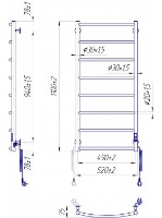 Uscător de prosoape Mario Clasic HP -I 1090x530 TR K imaginea #2 — magazin online Desire.md