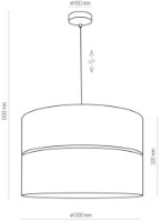 Lustră Tk-Lighting Hilton 4346 Black/Gold imaginea #2 — magazin online Desire.md