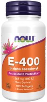 Vitamine NOW E-400 D-Alpha Tocopheryl 100cap