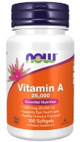 Vitamine NOW Vitamin A 25.000 IU 100cap