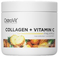 Protecție de articulație Ostrovit Collagen+Vitamin C 200g Pineapple imaginea #1 — magazin online Desire.md