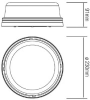 Plafonieră Horoz Glop Favori (400.002.100) imaginea #2 — magazin online Desire.md