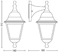 Уличный светильник Philips Lima (915006002601) фото №2 — интернет-магазин Desire.md