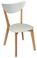 Set masă și scaune Evelin Cooper White/Bella Beech + 4 Cameroon White/Bella Beech imaginea #3 — magazin online Desire.md