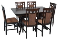 Комплект для столовой Evelin HV-32V Chocolate + 6 Deppa R Chocolate/F-789 Brown фото №1 — интернет-магазин Desire.md