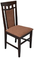 Set masă și scaune Evelin HV 32V Chocolate + 6 scaune Deppa R Chocolate/F-789 Brown