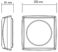 Потолочный светильник Horoz Kare Modern (400.001.102) фото №2 — интернет-магазин Desire.md