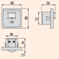 Senzor de mișcare GTV CR-4 CR-CR4L00-00 imaginea #2 — magazin online Desire.md