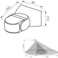 Senzor de mișcare a luminii Vivalux VIV004339 imaginea #2 — magazin online Desire.md