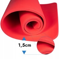 Covoraș fitness Sport NBR Yoga Mat 1.5cm Red imaginea #2 — magazin online Desire.md