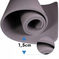 Covoraș fitness Sport NBR Yoga Mat 1.5cm Gray imaginea #2 — magazin online Desire.md