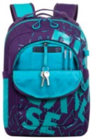 Rucsac pentru oraș Rivacase 5430 Violet/Aqua imaginea #4 — magazin online Desire.md