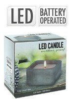 Lumânare NVT 12x12x6.5сm (27338) imaginea #2 — magazin online Desire.md