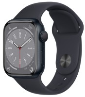 Смарт-часы Apple Watch Series 8 41mm Midnight Aluminium Case with Midnight Sport Band (MNP53) фото №2 — интернет-магазин Desire.md