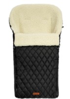 Husa de iarnă pentru copii Sensillo Quilted polar romper bag Black (829)
