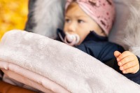 Husa de iarnă pentru copii Sensillo Indiana Romper Bag Ash (8373) imaginea #4 — magazin online Desire.md