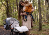 Husa de iarnă pentru copii Sensillo Olaf Romper Bag Pink Mosaic (8369) imaginea #4 — magazin online Desire.md