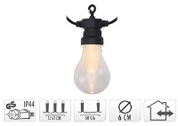 Гирлянда Party Lights 12.5m A60 D6cm (44578) фото №2 — интернет-магазин Desire.md