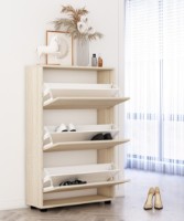 Rafturi pentru pantofi Mobildor-Lux Leo 125x60x27 Sonoma (10008675) imaginea #2 — magazin online Desire.md