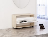 Обувница Mobildor-Lux Leo 47x60x27 Sonoma/White (10008522) фото №2 — интернет-магазин Desire.md