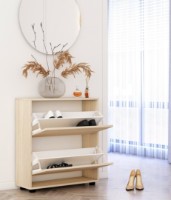 Rafturi pentru pantofi Mobildor-Lux Leo 86x60x27 Sonoma (10008612) imaginea #2 — magazin online Desire.md